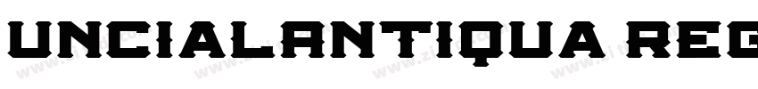 UncialAntiqua Regula字体转换